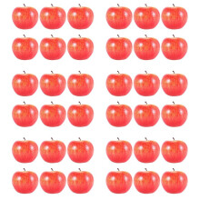 Decorazioni per la Casa D'Imitazione 36 Pz Della Frutta Artificiale di Plastica Artificiale Della Mela Rosso