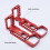 L shape Hand Grip Multiple Function Vertical L Plate for A6400 A6300 A6100 Red 9