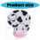 Supportive Gel Wrist Rest Mouse Pad Featuring Cow Pattern Mousepad Easy Glides 3