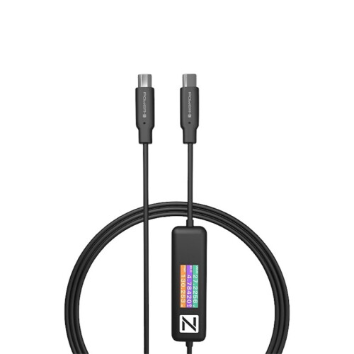 AK001 Multi-Function 240W USB PD Charging Test Cable with Color Display Compatible with USB-C Devices 48V 5A