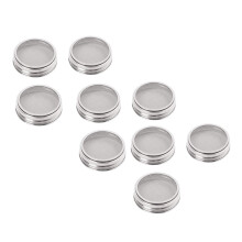 9x Edelstahl Keim Glas Deckel Kit für Hervorragende Belüftung Geeignet für Einmachgläser mit Weitem Mund Einmach Gläser