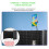 Portable 5 Panel Microphones Sound Insulation Acoustics Shield for Improved Record Blue 4