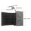 Portable 5 Panel Microphones Sound Insulation Acoustics Shield for Improved Record Blue 6