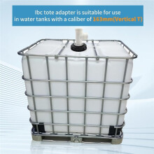 Copertura IBC A Forma di T Verticale da 165mm con Filtro per Serbatoi D'Acqua da 275 Galloni, T Verticale DN150-165mm