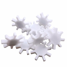 Agitateur Magnétique de Laboratoire, Barre D'Agitation en PTFE, Forme D'Engrenage, 40 mm X 7 mm, Lot de 5