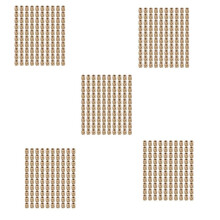 500PZ M3 Filettatura Zigrinata Nel Ottone Filettato Set Termico Inserto Resistente Al Calore Dado da Incasso per Stampante 3D