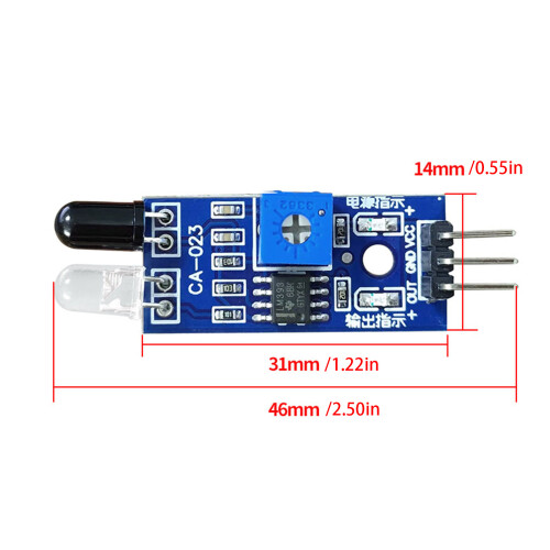 IR Obstacle Avoidance Sensors Module 3Pin Reflective for Intelligent Car Robot 2