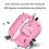 Headphone Case Clear Housing for Buds 3 Antiscratch Shockproof Dustproof Transparent pink 5