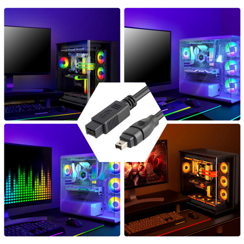 1394 Video Cable Ensures Stable Connection for Graphics Workstations 4.5 meters 1