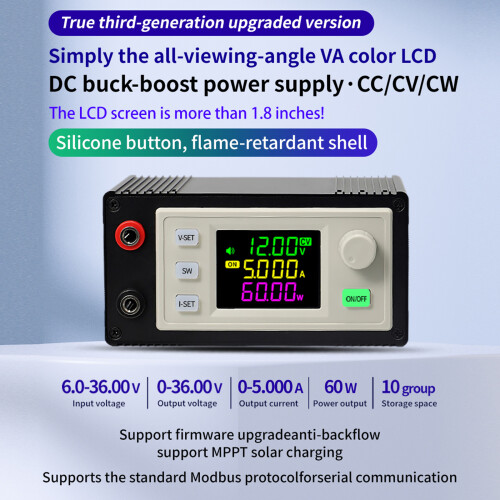 SK120X/SK60X Variable Voltage Power Supply Constant Voltage Current MPPT SK60X 1