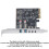 USB3.2 Gen 2 PCIe 4X Adapter 5 Port USB 3.2 PCIE Card For Efficient Performances 6