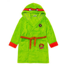 (5-6 Years) Teenage Mutant Ninja Turtles Hooded Bathrobe (Boys Green)