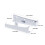 Horizontal Stand for Console Anti Slip Holder Base Game Machine Bracket HUB model 2