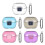 Headphone Case Clear Housing for Buds 3 Antiscratch Shockproof Dustproof Transparent pink 2