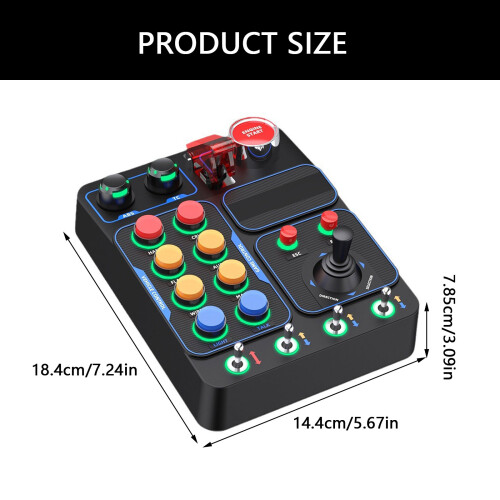 Multifunction Button Consoles Simulators for Realistic Truck Simulation Experience 2