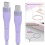 USB C to USB C Fast Charging Cable Fast Speed Data Sync Cable for Tablets Laptops 2m Pink 8