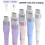 USB C to USB C Fast Charging Cable Fast Speed Data Sync Cable for Tablets Laptops 2m Pink 4