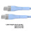 USB C to USB C Fast Charging Cable Fast Speed Data Sync Cable for Tablets Laptops 2m Pink 6