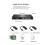 PoE Ethernet Splitter With Gigabit Speed, 5V 5A Output Adapter For IP Camera DC interface 9
