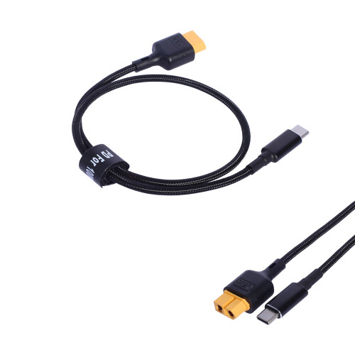 XT60 to USB C Charging Cable USB Type C to XT60 Fast Charging Adapter Cable 1m 2