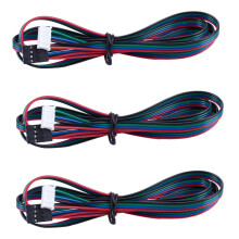 3X Extended NEMA 17 Stepper Motor Cable 1M Long 4 6 Pin 3D Printer Dupont