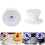 1 pair Rubber Circlet NAB Hub Adapters for Reel to Reel Recorders Black 3