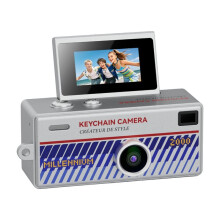Digital Camera 180 Flip Screen Selfile Keychain Camera Retro Support Memory Card 1080P HD Very Camcorder Video DV B