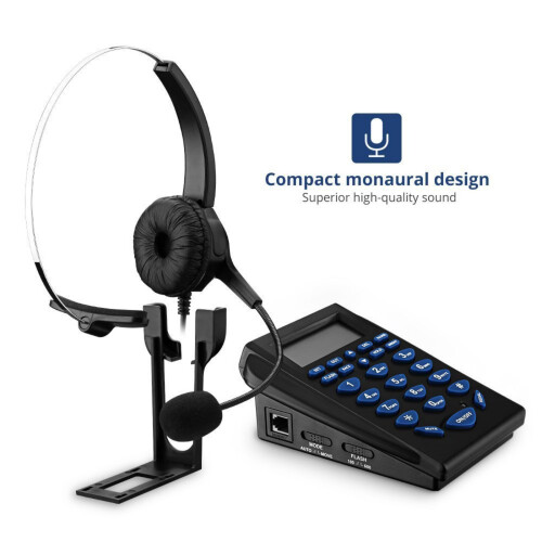 Comfortable Over Ear Headsets Call Center Headsets for Customer Service 2