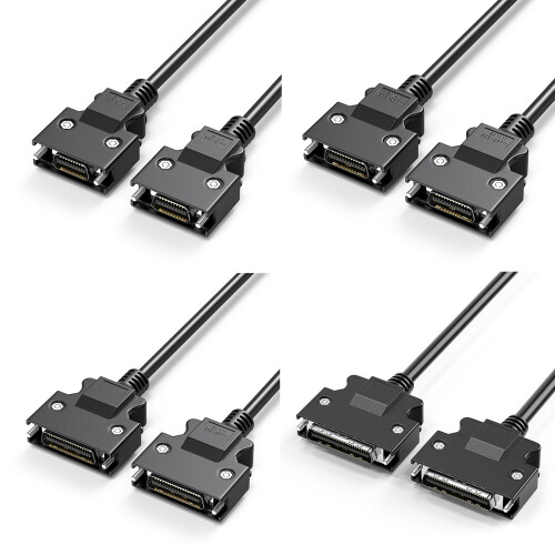 SCSI IO Control Cable SCSI Cable Connectors Double Shielding Enhances 1.5m CN20P 1