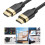 2.1 Video Cable 8K60hz 144hz Refreshing 48Gbps Fast Speed Transfer 3D Visual 1m 2