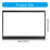 LCD Bezel Covers Case LCD Screen Frame Sticker Replacement for T570 Laptop 3