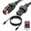 Barcode Scanner Cable 24V Powered USB Power Supply Data Line Cable Replacement 6