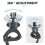 360 Degree Adjustable Handlebar Mount for Action Cameras with Secure Grip Easy 7