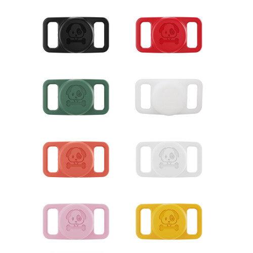 Silicone Pet Collar Protective Case for Dog Collar Holder Protections Case White 1