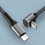 60W USB C Data Charging and Transfer Cable 480Mbps Fast Speed for 25cm straight head 5