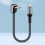 USB C Fast Charging Cable Flat Nylon Wire 60W Powerful Fast Data Transmission 0.5m elbow 9