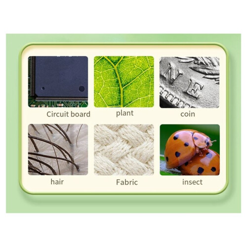 Children's portable optical microscope magnifying glass scientific handheld microscope