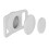 Silicone Pet Collar Protective Case for Dog Collar Holder Protections Case White 11