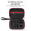 Multipurpose Camera Case for Action 5Pro Case Moisture Proof Bag Organizers Gray Color 5
