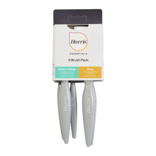 Harris Essentials Walls and Ceilings  Emulsion & Gloss Paint Brush Pack of 5