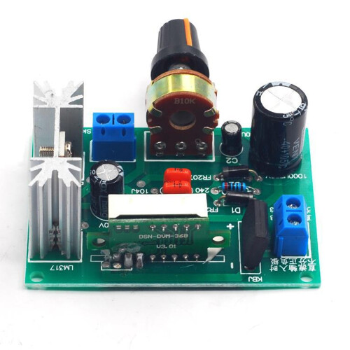 Efficient LM317 Adjustable Voltage Regulator Digital Voltage Display Module 1