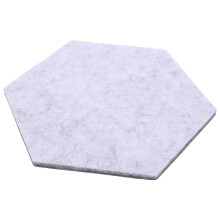 15Pcs/Set Hexagon Board Hexagonal Wall Sticker 3D Decorative Home Message Board Baseboard Gray Yellow Series
