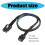 High Performances Internal MiniSAS SFF8643 to MiniSAS SFF8087 Cable 0.5m 4