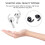 Ergonomic Silicone Earhooks Ear Adapters Covers for Pods 4 Customized Fit White 8