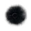 Furry Wind Shield Windscreen for RODE Wireless Go 3 Clip On Microphones Black and white 2