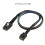 High Performances Internal MiniSAS SFF8643 to MiniSAS SFF8087 Cable 0.5m 9