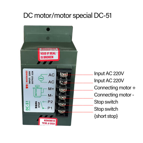 Motor Speed Regulator DC51 Control for DIY Electronics and Automation Projects 4A 1
