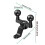 Motorcycle Mount Fork Stem Base 1in Ballhead Navigation Holder Bracket Stand 2