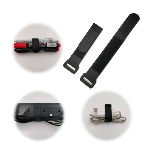Adjustable Nylon Drones Battery Straps with Buckle Enhances Width 1.6cm Length 30cm 2