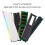 Customizable ARGB Memory Heat Dissipator for Improve Stability in Gaming Silver 9